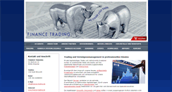 Desktop Screenshot of finance-trading.de