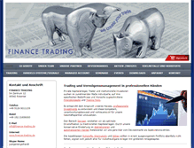 Tablet Screenshot of finance-trading.de